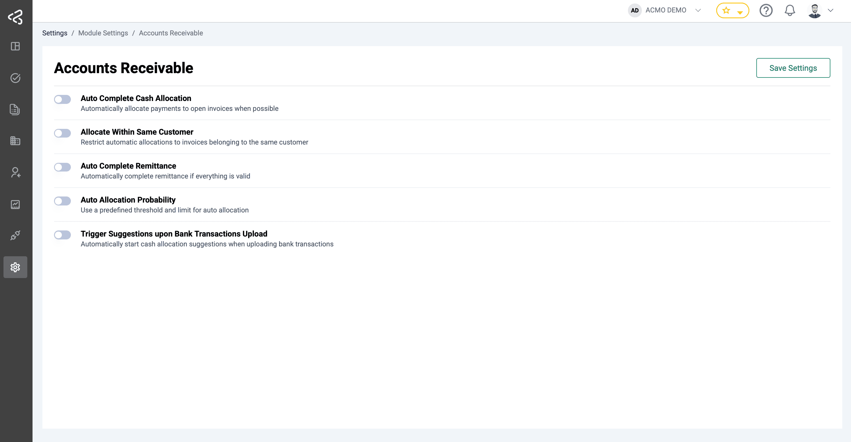 ACMO AIO - AR Module Settings