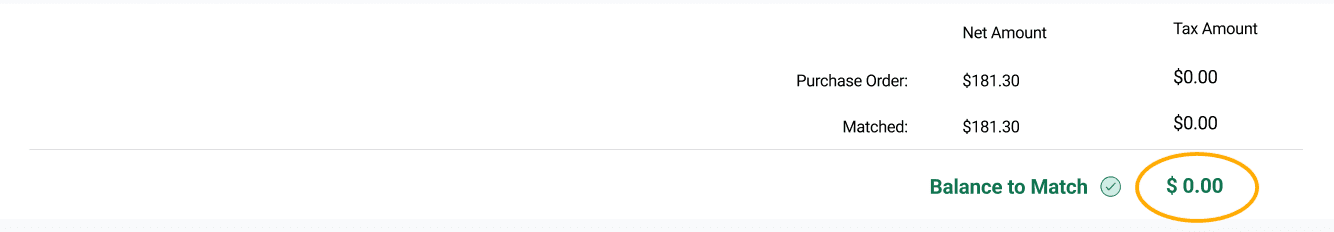 ACMO Portal - Balance Matched