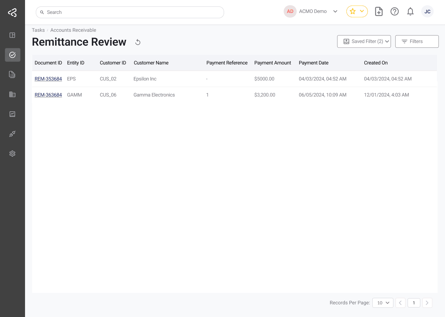 ACMO AIO - Remittance Review