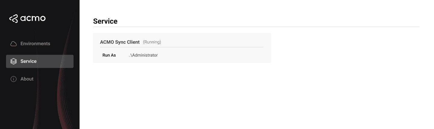 ACMO Sync Client - Background Service