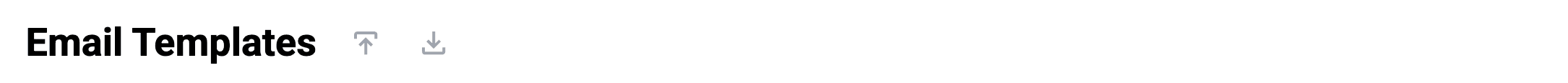 ACMO Portal - Export Email Templates