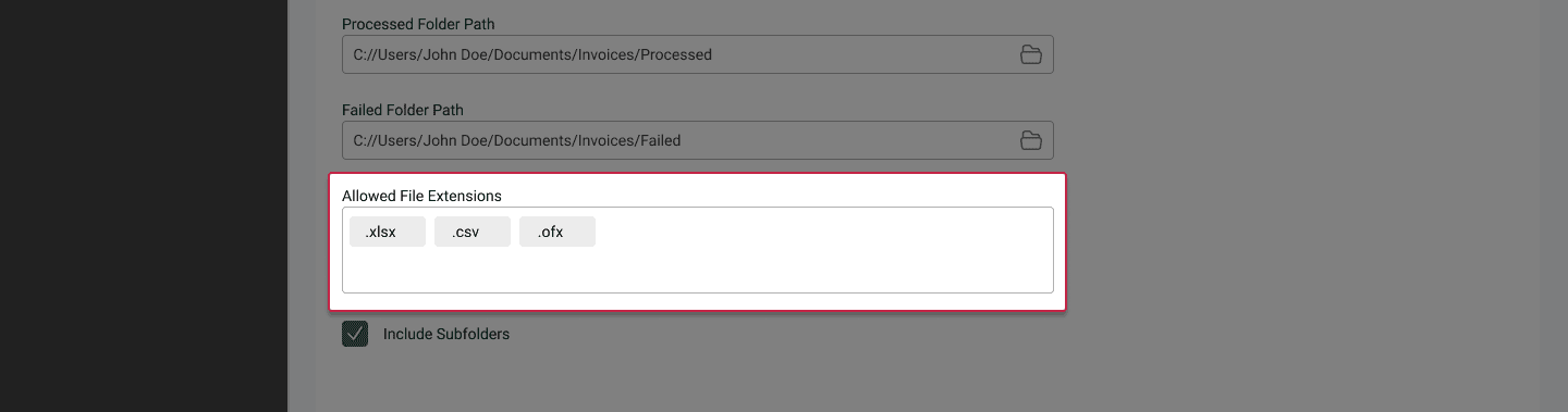 ACMO Sync Client - General File Patterns