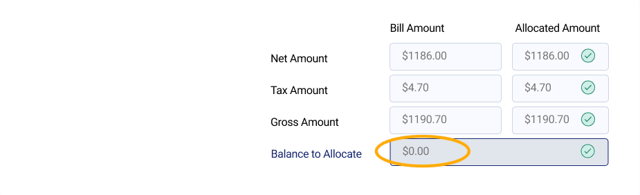 ACMO Portal - GL Coding Allocated Balance