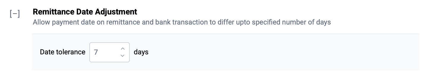 ACMO AIO - Remittance Date Adjustment